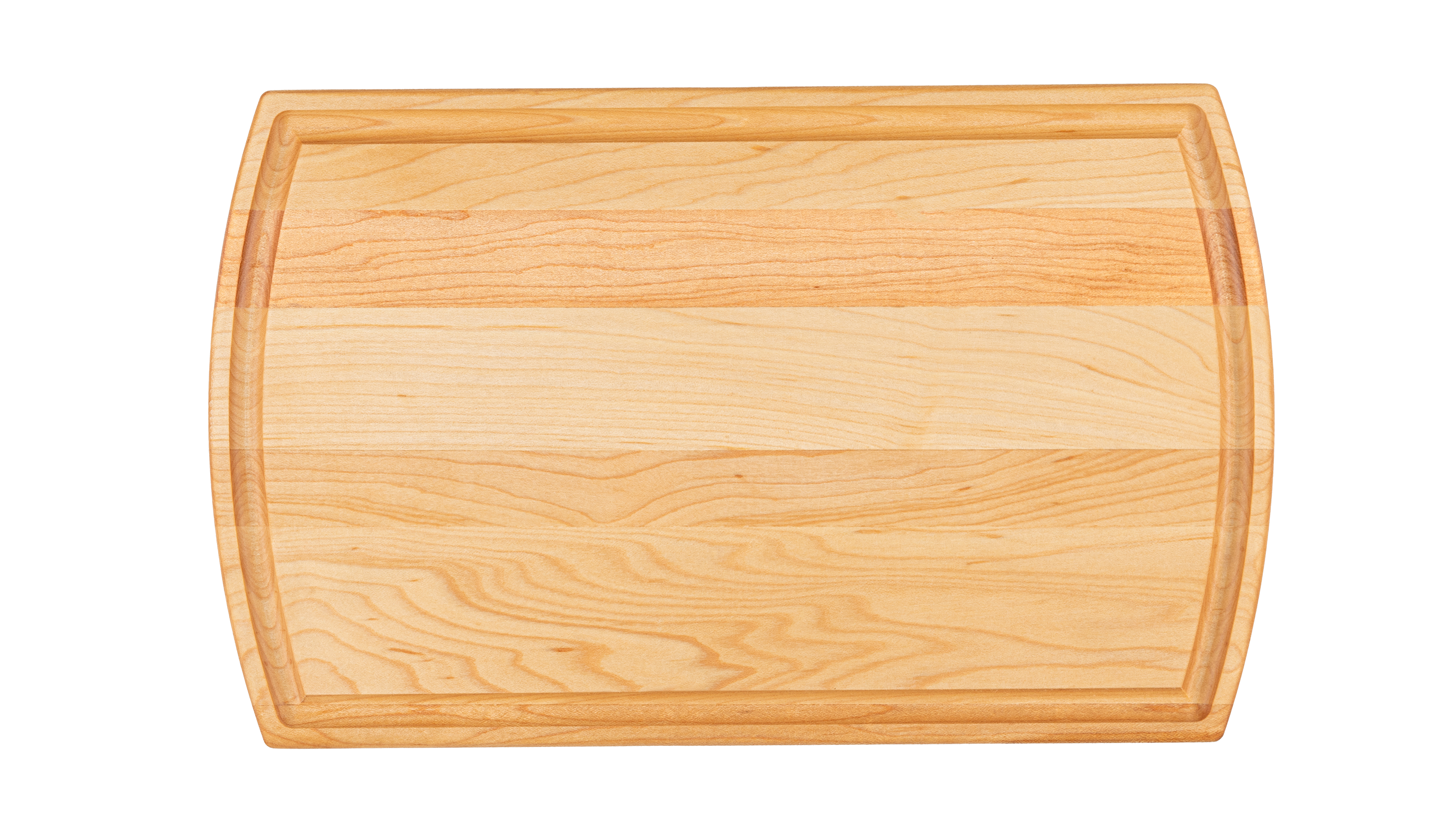 a reversible chop chop maple wood cutting board with juice groove made in quebec made in canada