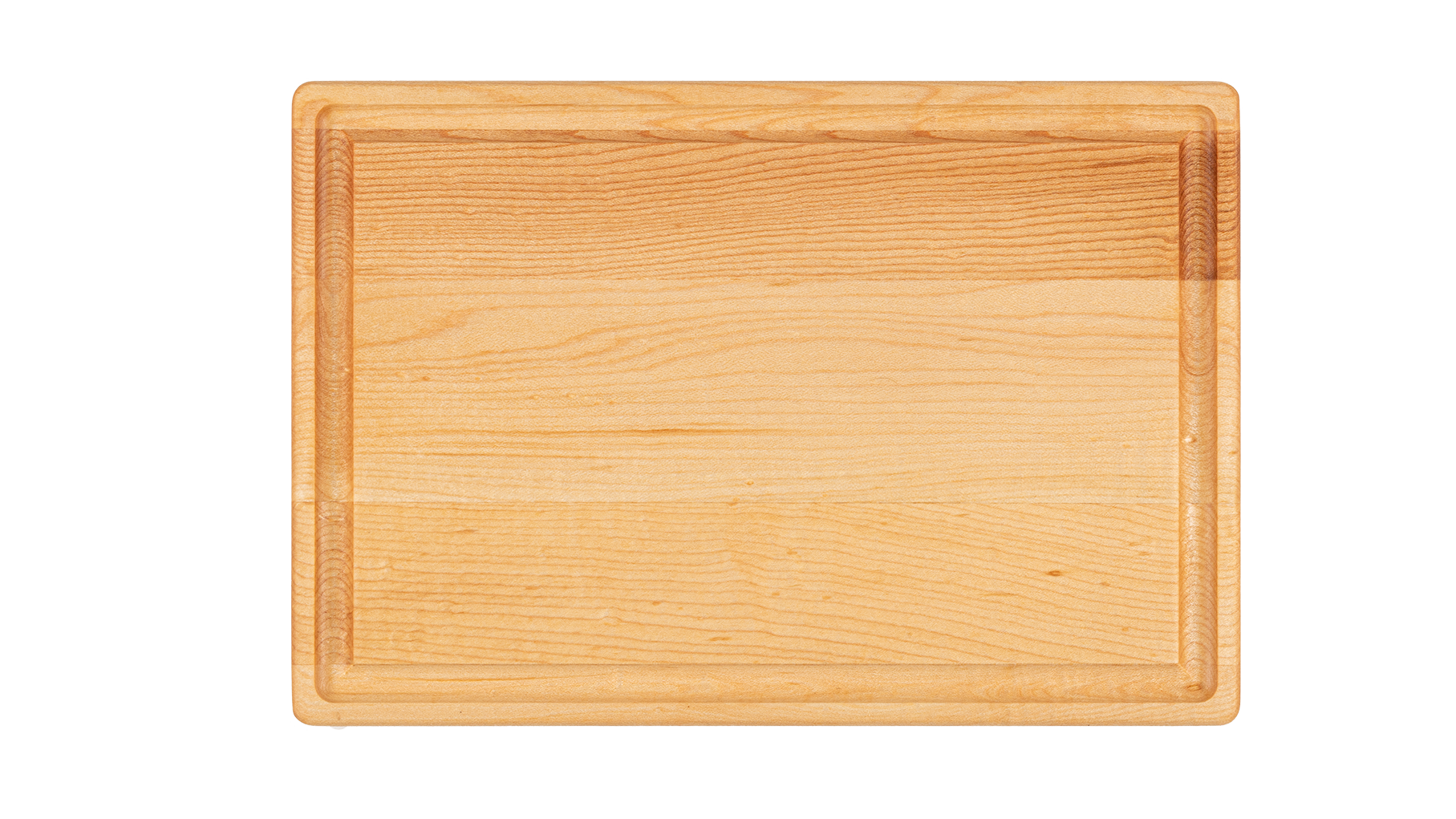 a reversible chop chop maple wood cutting board with juice groove made in quebec made in canada