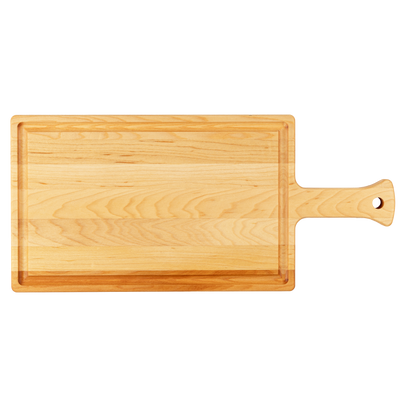 Serving Board with Handle and Juice Groove