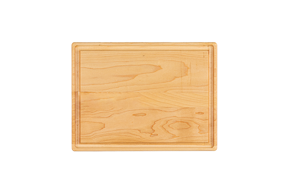 a reversible chop chop maple wood cutting board made in quebec made in canada