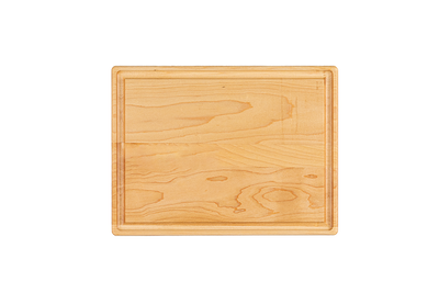 a reversible chop chop maple wood cutting board made in quebec made in canada