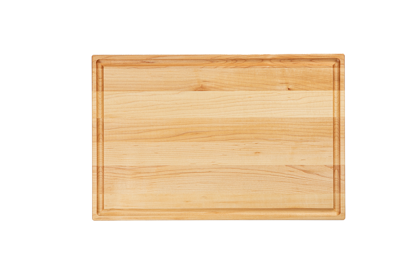 a reversible maple wood cutting board with juice groove perfect for cutting and serving meat