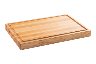 Thick Cutting Board with Juice Groove (17" length)