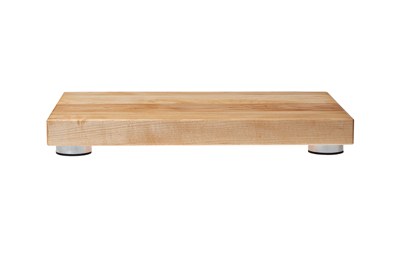 Cutting Board with Stabilizers. 17" length. (Flat Grain)
