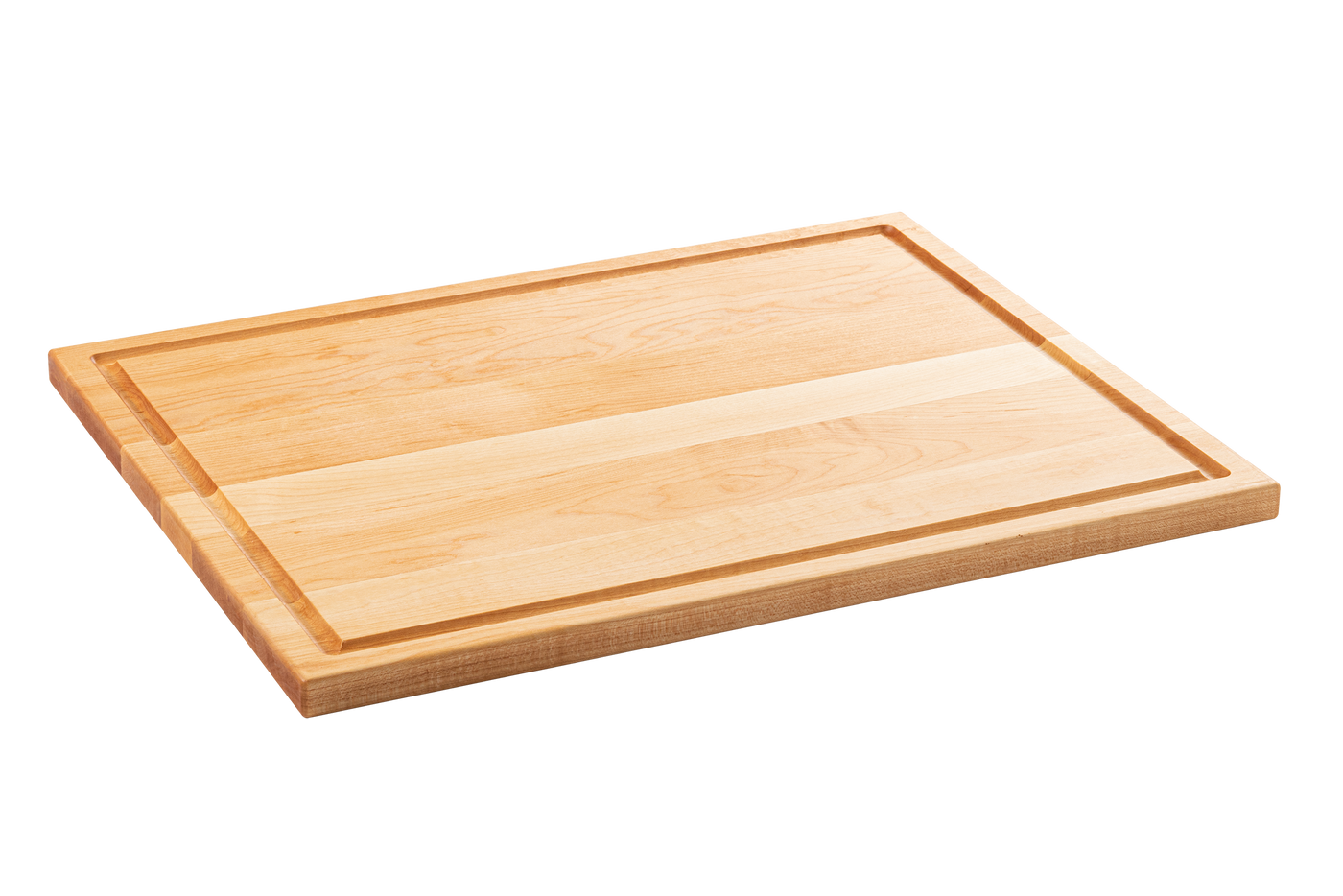 Chopping board with outlet groove