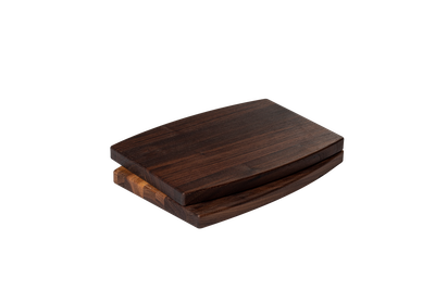 a set of reversible chop chop walnut wood cutting boards made in quebec made in canada